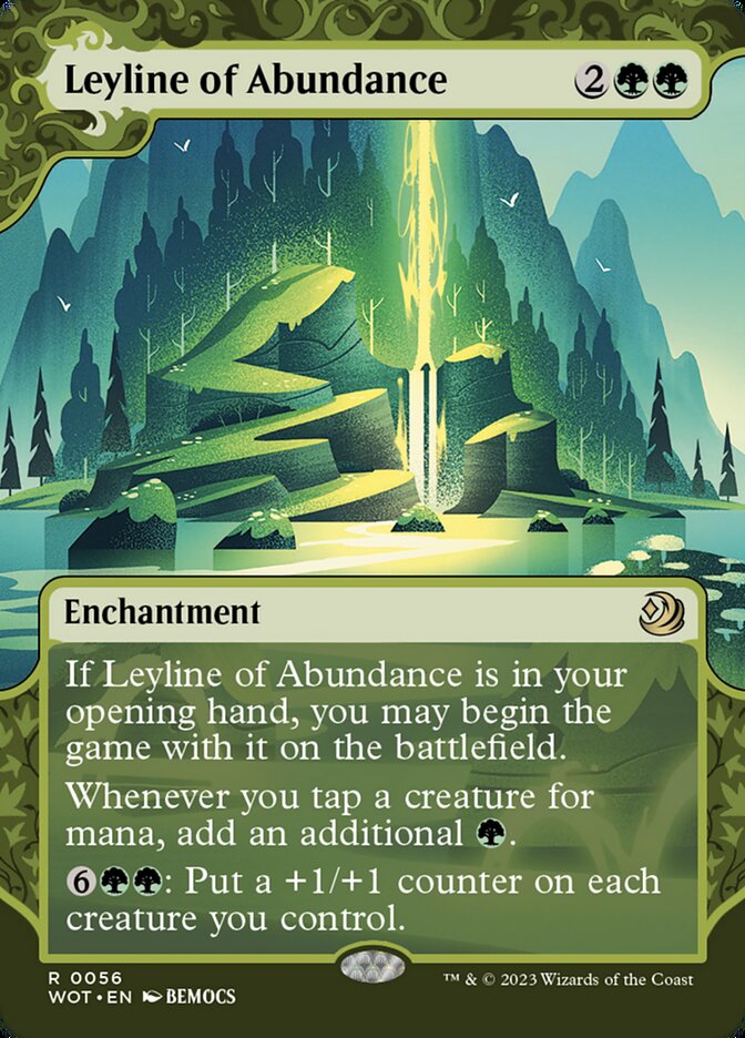 Leyline of Abundance (56) - Wilds of Eldraine: Enchanting Tales (WOT)