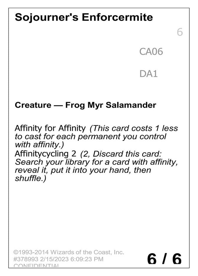 Sojourner's Enforcermite (CA06b) - Unknown Event (UNK)