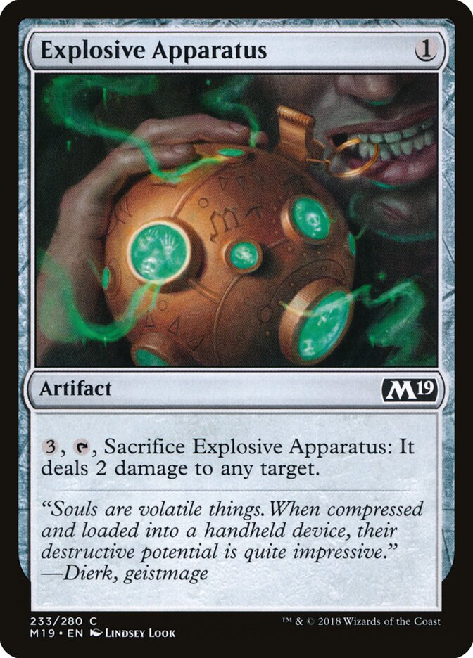 Explosive Apparatus (233) - Core Set 2019 (M19)