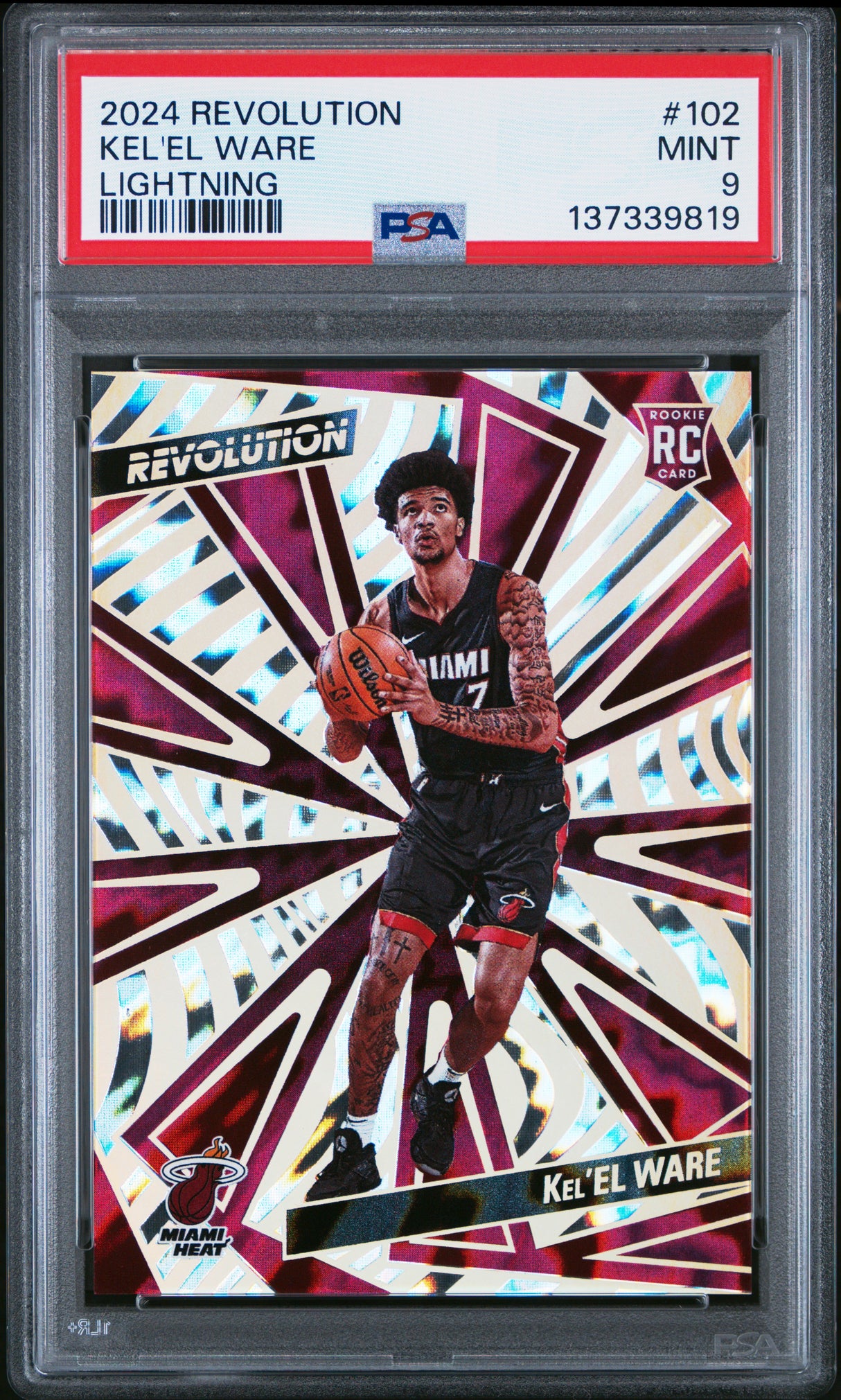 2024 Panini Revolution #102 Kel'El Ware Lightning PSA 9