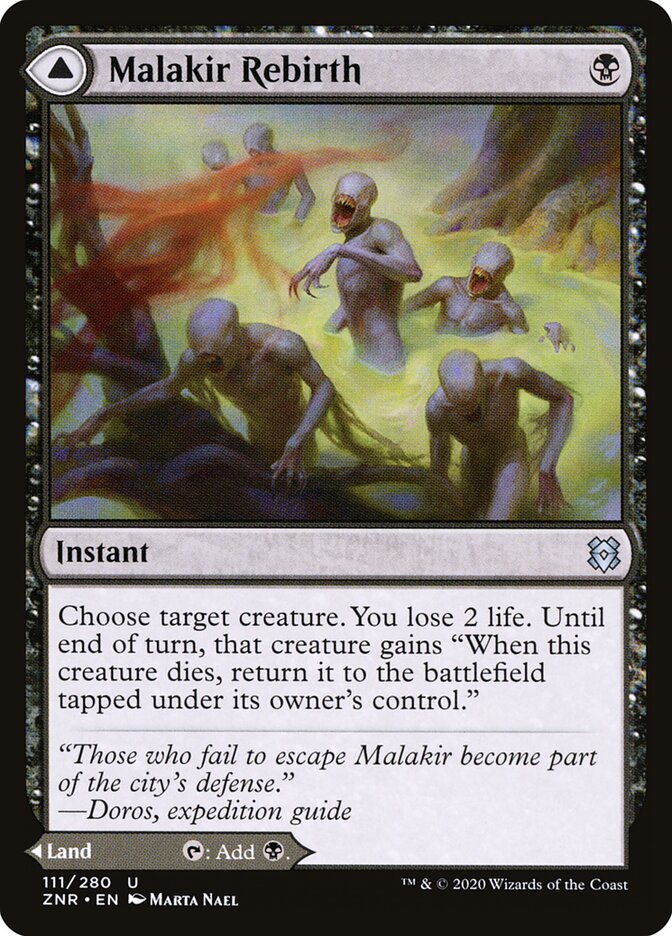 Malakir Rebirth // Malakir Mire (111) - Zendikar Rising (ZNR)