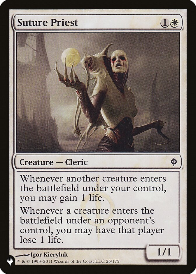 Suture Priest (NPH-25) - The List (PLST)