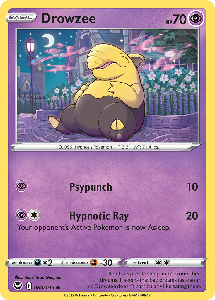 Drowzee (60/195) - Silver Tempest (SIT)