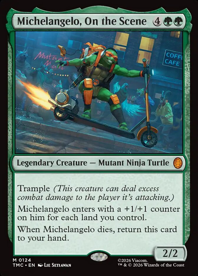 Michelangelo, On the Scene (124) - Teenage Mutant Ninja Turtles Eternal (TMC)