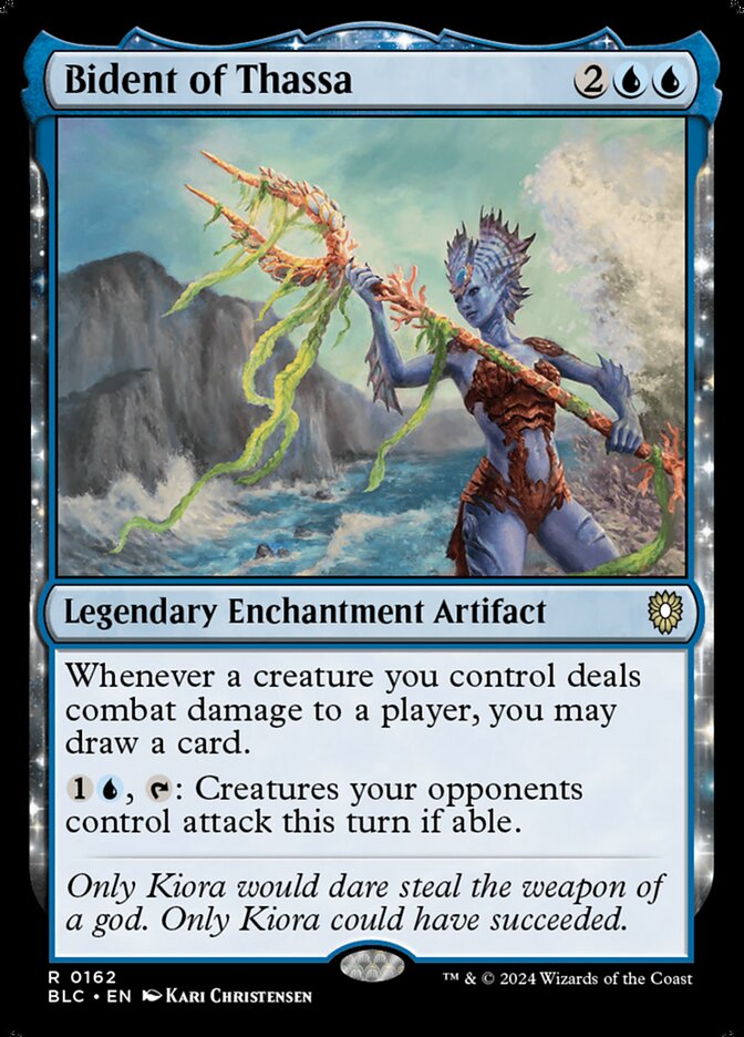 Bident of Thassa (162) - Bloomburrow Commander (BLC)