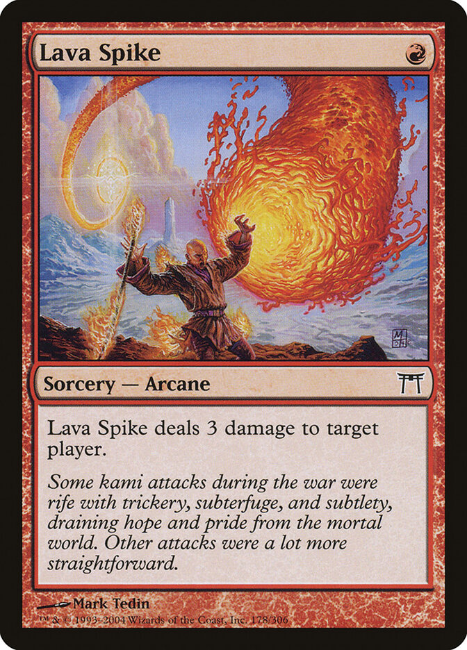 Lava Spike (178) - Champions of Kamigawa (CHK)