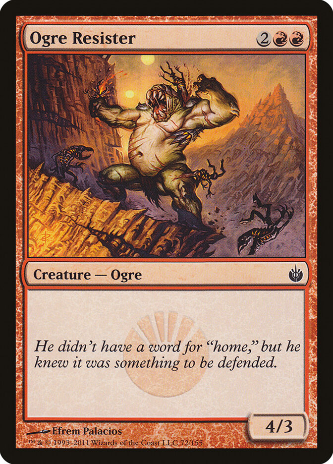 Ogre Resister (72) - Mirrodin Besieged (MBS)
