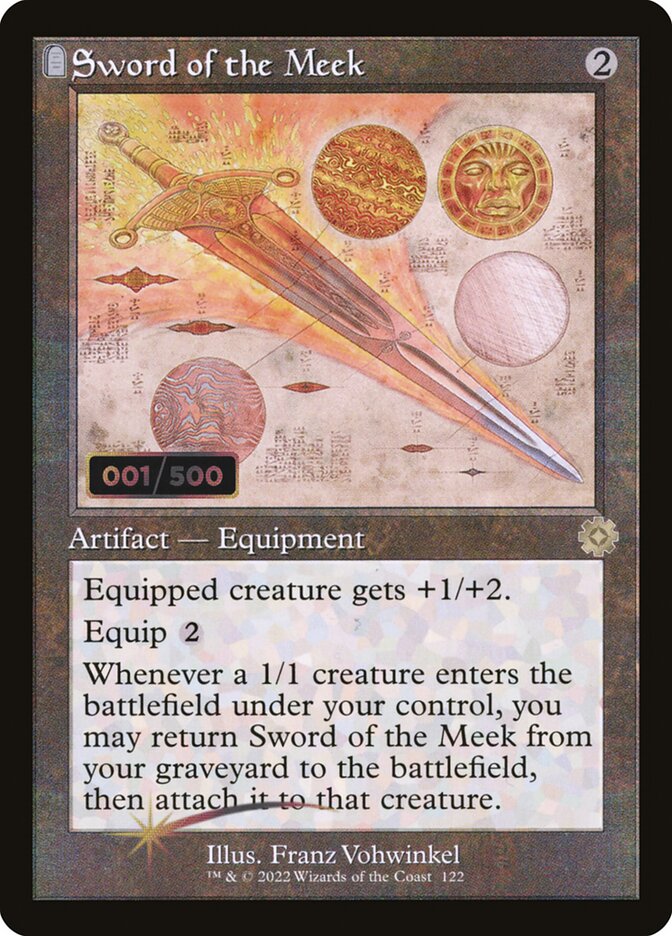 Sword of the Meek (122z) - The Brothers' War Retro Artifacts (BRR)