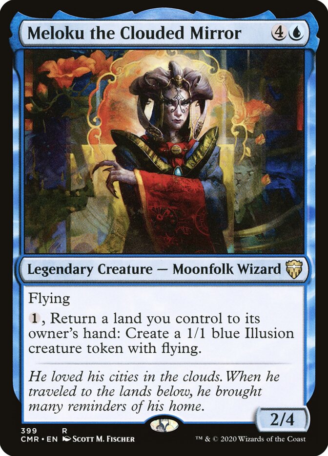 Meloku the Clouded Mirror (399) - Commander Legends (CMR)