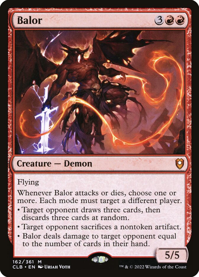 Balor (162) - Commander Legends: Battle for Baldur's Gate (CLB)