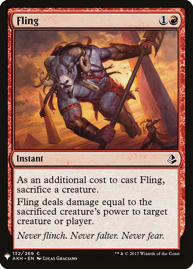 Fling (AKH-132) - The List (PLST)