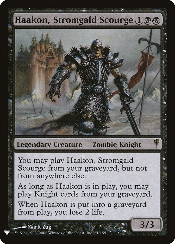 Haakon, Stromgald Scourge (CSP-61) - The List (PLST)