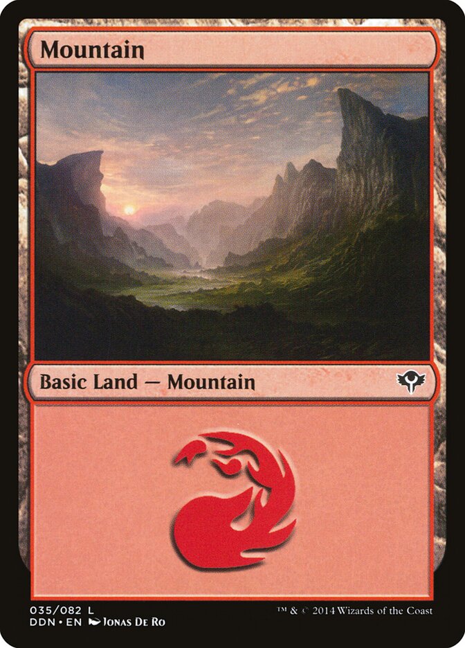 Mountain (35) - Duel Decks: Speed vs. Cunning (DDN)