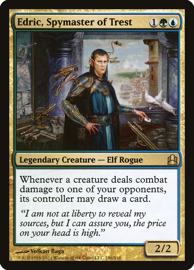 Edric, Spymaster of Trest (196) - Commander 2011 (CMD)