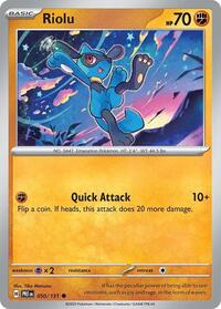 Riolu (50) - SV: Prismatic Evolutions (PRE)