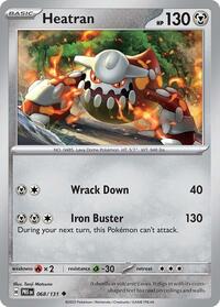 Heatran (68) - SV: Prismatic Evolutions (PRE)