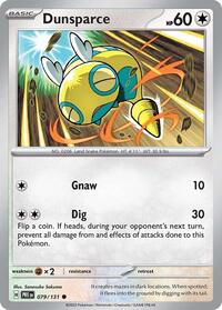 Dunsparce (79) - SV: Prismatic Evolutions (PRE)