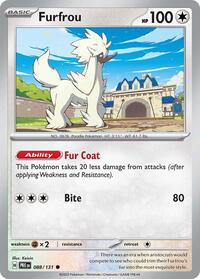 Furfrou (88) - SV: Prismatic Evolutions (PRE)