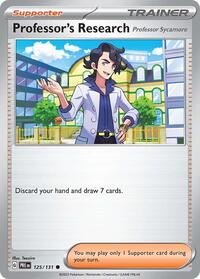 Professors Research Professor Sycamore (125) - SV: Prismatic Evolutions (PRE)
