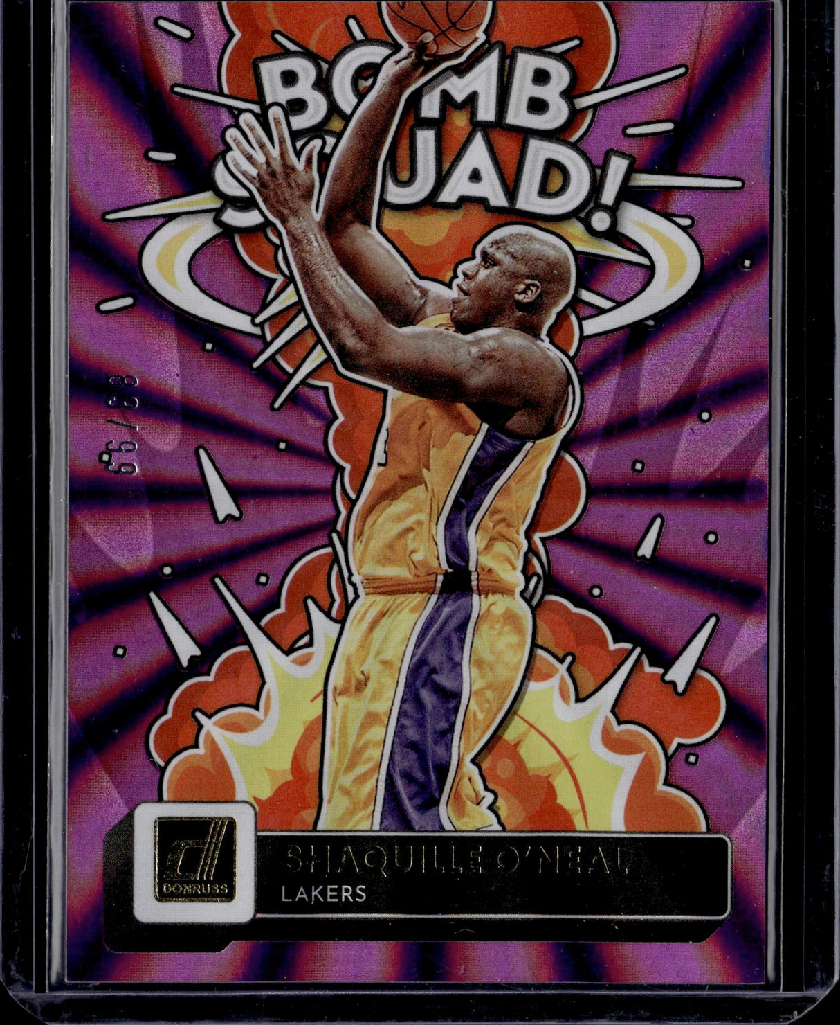 2022-23 Donruss Shaquille O'Neal Bomb Squad Purple /99