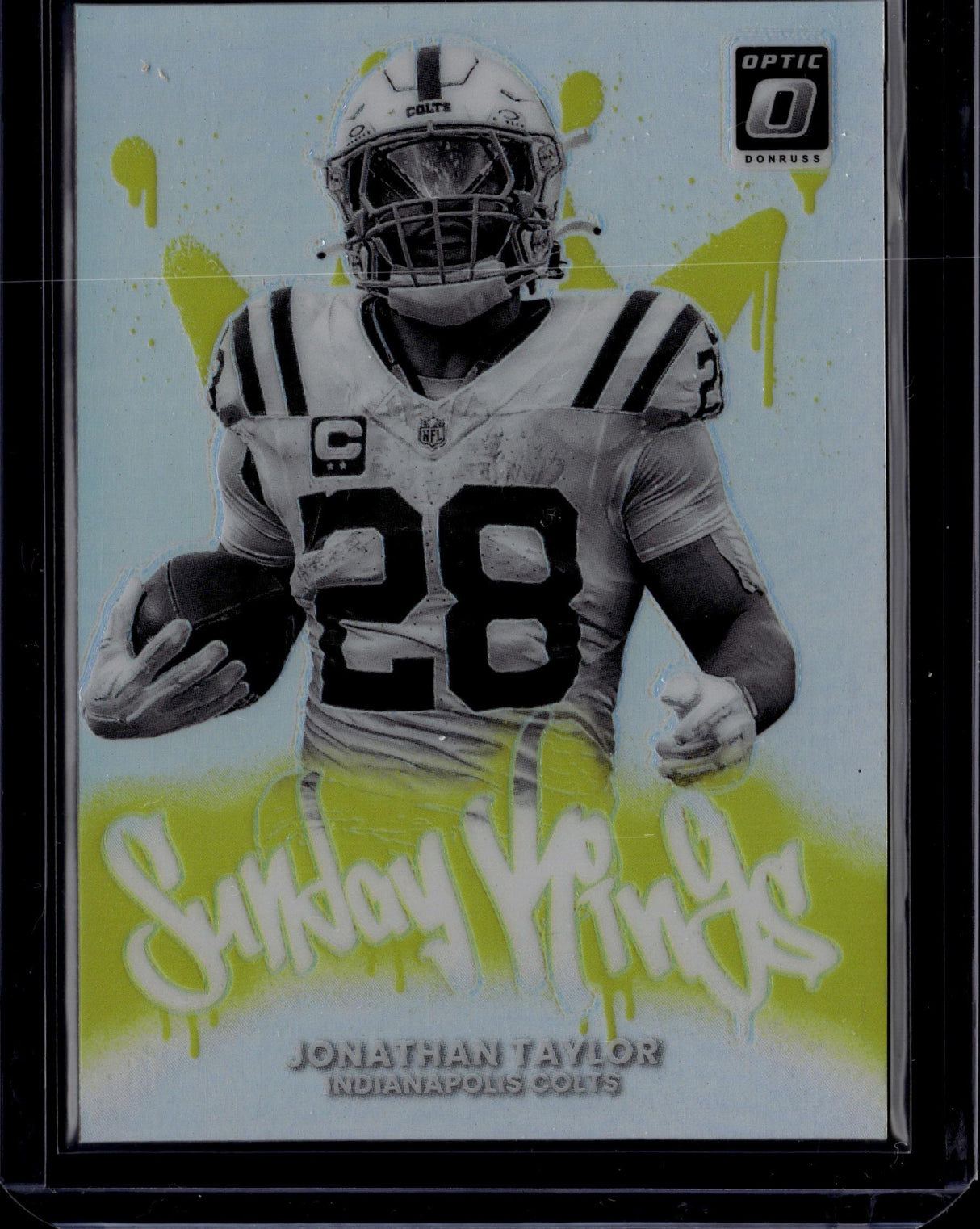 2025 Donruss Optic #16 Jonathan Taylor Sunday Kings