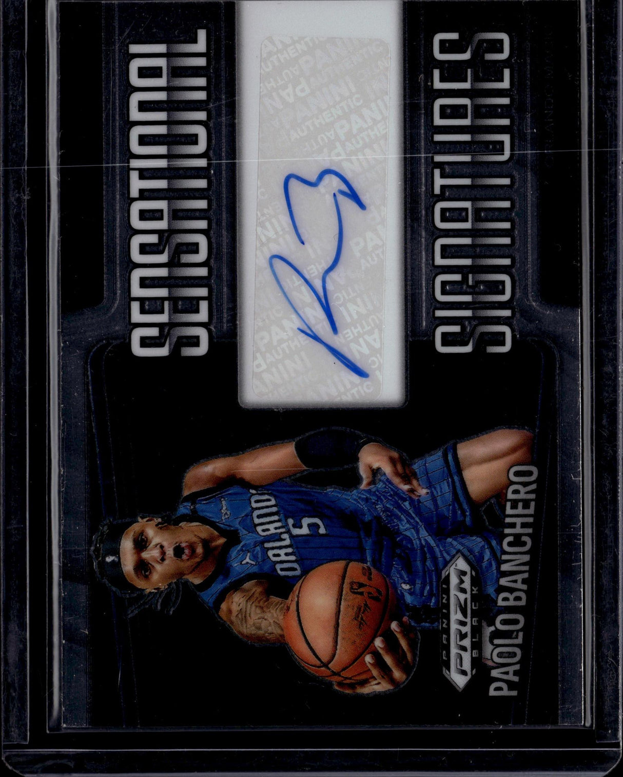 2024-25 Prizm Black Paolo Banchero Sensational Signatures Auto