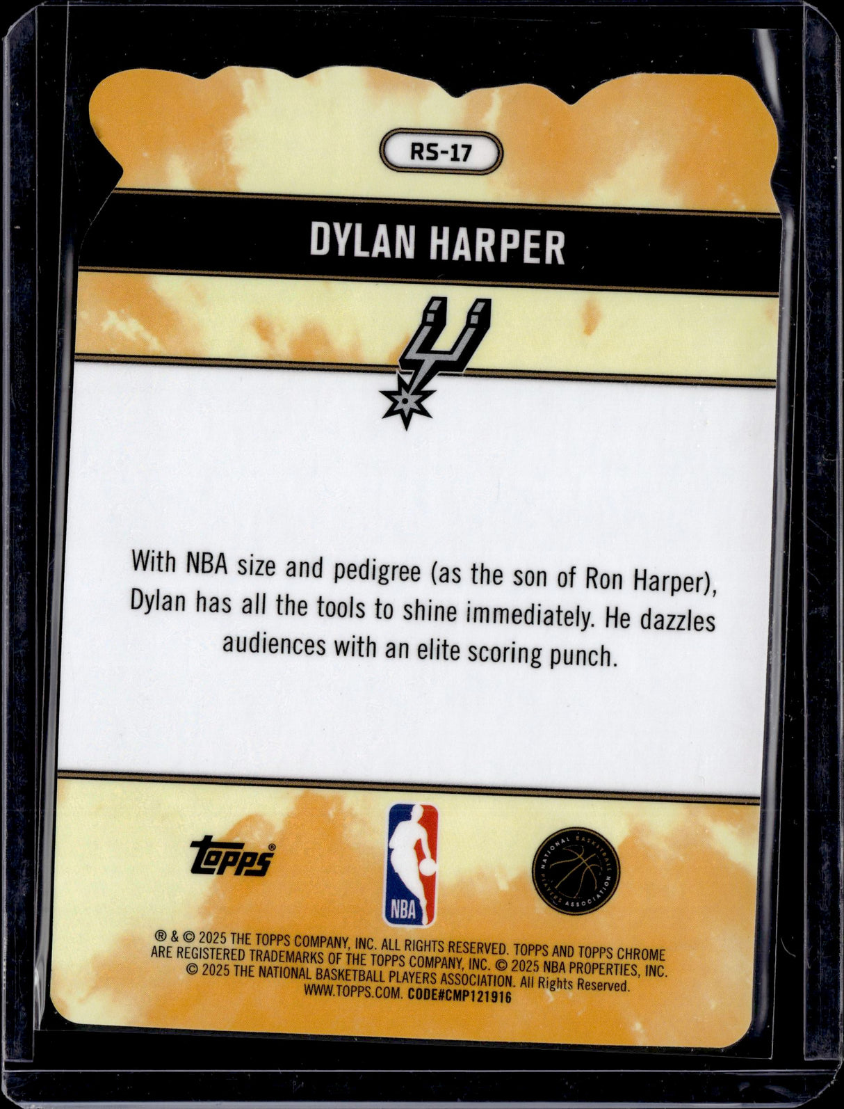 2025-26 Topps Chrome #RS-17 Dylan Harper Rock Stars