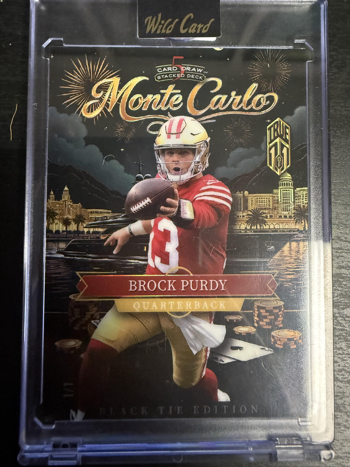2026 Wild Card Brock Purdy Rainbow Monte Carlo Yacht Gold 1/1