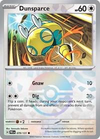 Dunsparce (79) - SV: Prismatic Evolutions (PRE)
