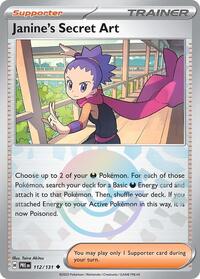 Janine's Secret Art - 112/131 (Poke Ball Pattern) (112) - SV: Prismatic Evolutions (PRE)