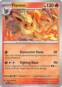 Flareon - 167 (Cosmos Holo) (167) - SV: Scarlet & Violet Promo Cards (SVP)