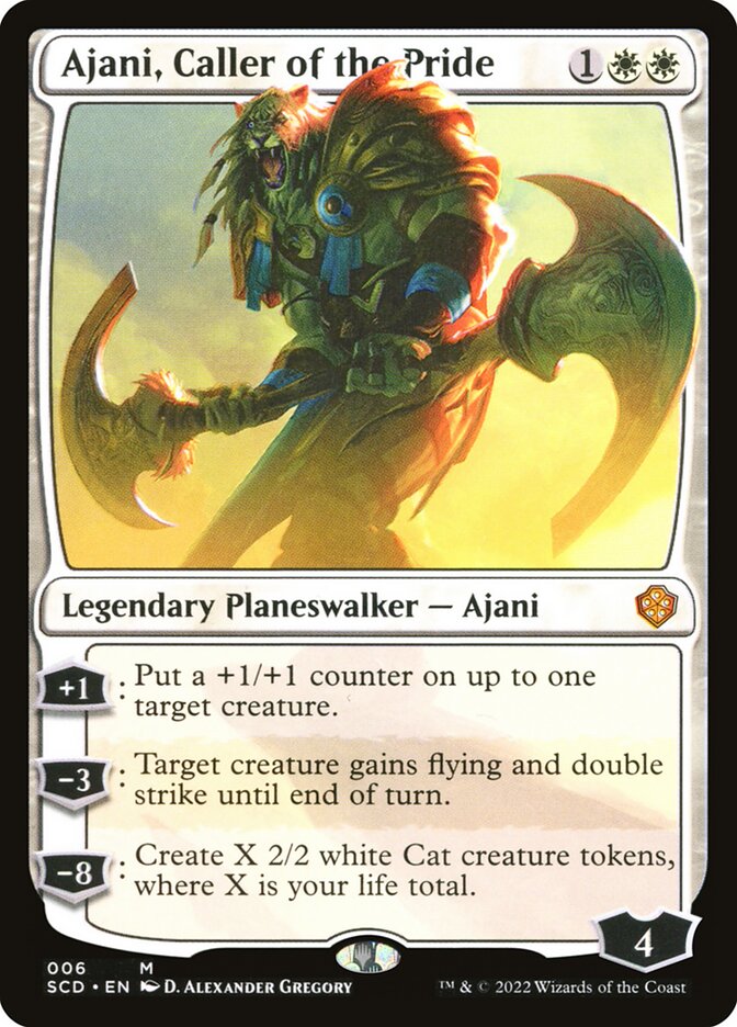 Ajani, Caller of the Pride (6) - Starter Commander Decks (SCD)