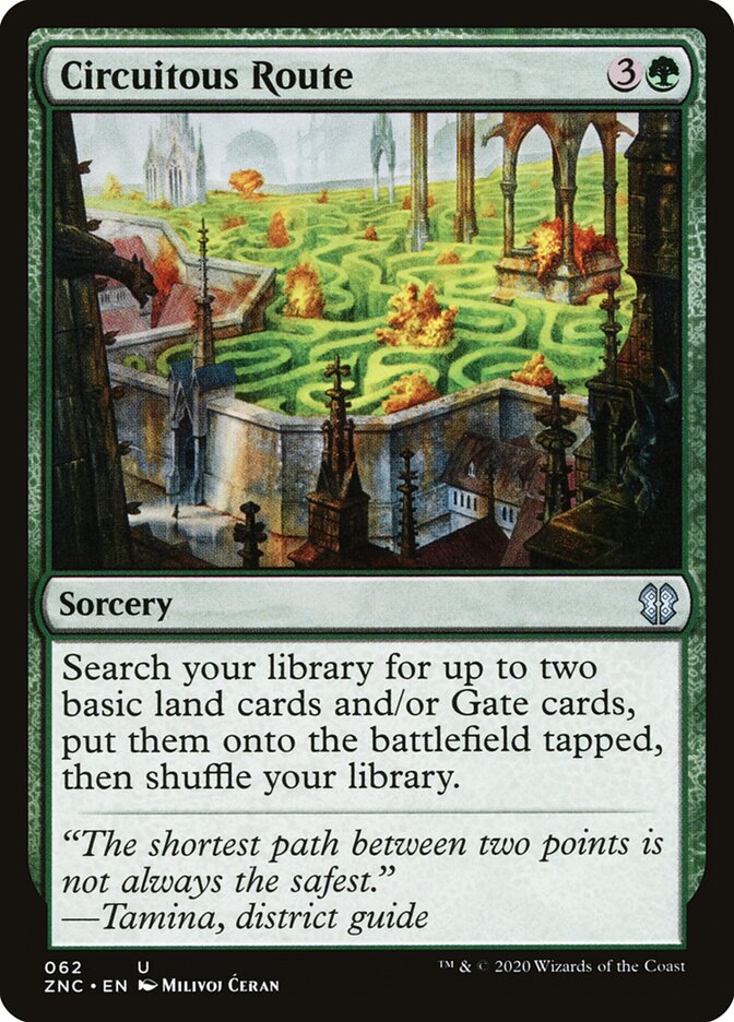 Circuitous Route (62) - Zendikar Rising Commander (ZNC)