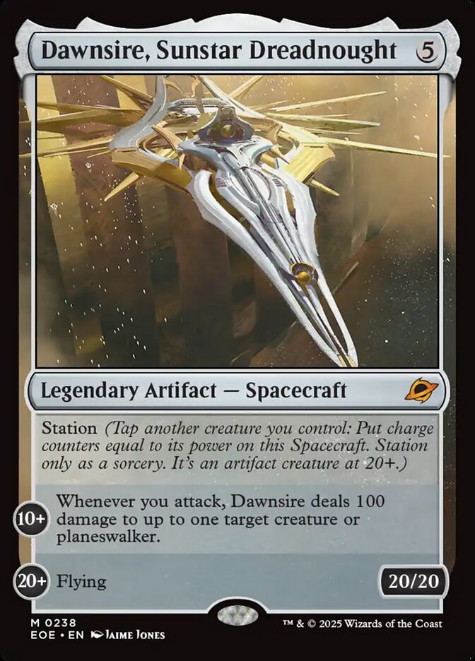Dawnsire, Sunstar Dreadnought (238) - Edge of Eternities (EOE)