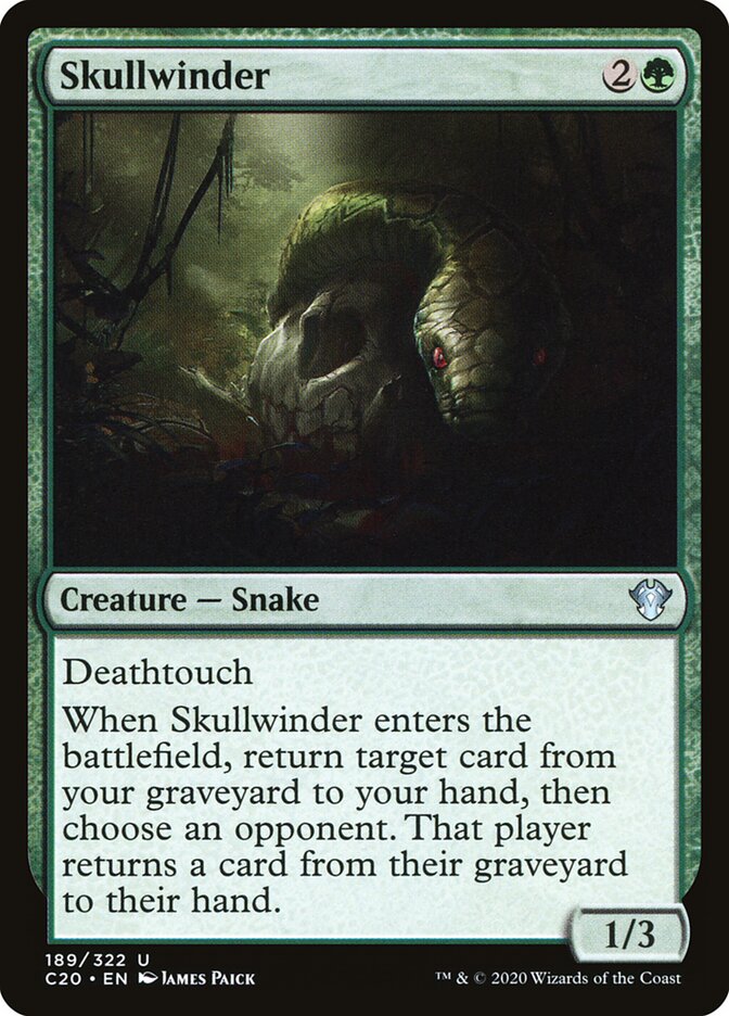 Skullwinder (189) - Commander 2020 (C20)
