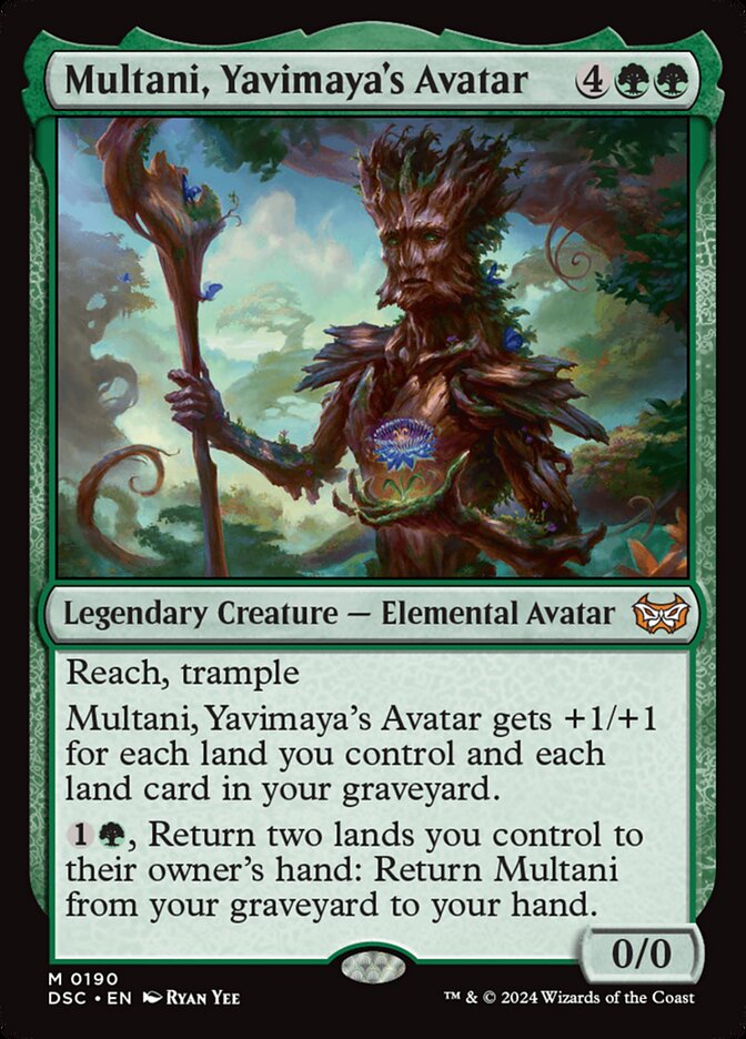 Multani, Yavimaya's Avatar (190) - Duskmourn: House of Horror Commander (DSC)