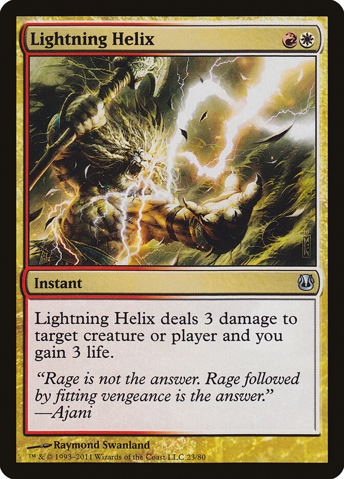 Lightning Helix (23) - Duel Decks: Ajani vs. Nicol Bolas (DDH)