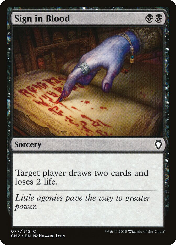 Sign in Blood (77) - Commander Anthology Volume II (CM2)