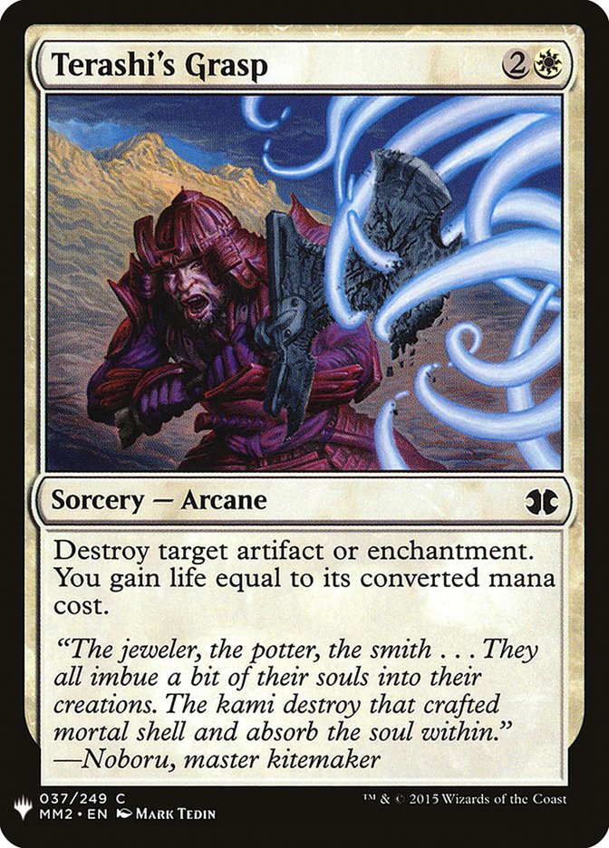 Terashi's Grasp - The List (PLST)