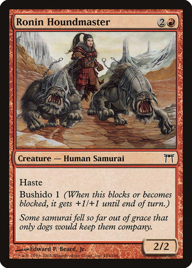 Ronin Houndmaster (184) - Champions of Kamigawa (CHK)