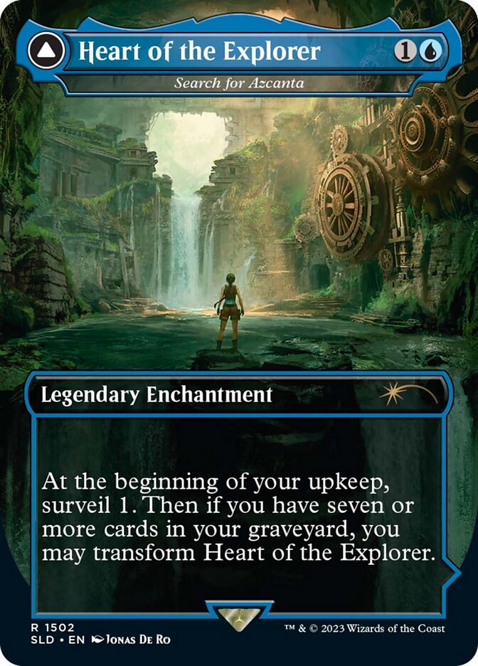 Heart of the Explorer - Search for Azcanta // Azcanta, the Sunken Ruin (1502) - Secret Lair Drop (SLD)