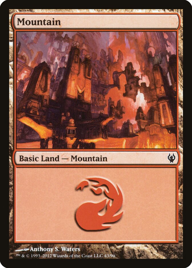 Mountain (43) - Duel Decks: Izzet vs. Golgari (DDJ)