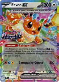 Eevee ex - 075/131 (Prismatic Evolutions Stamp) (75) - Miscellaneous Cards & Products (MCAP)
