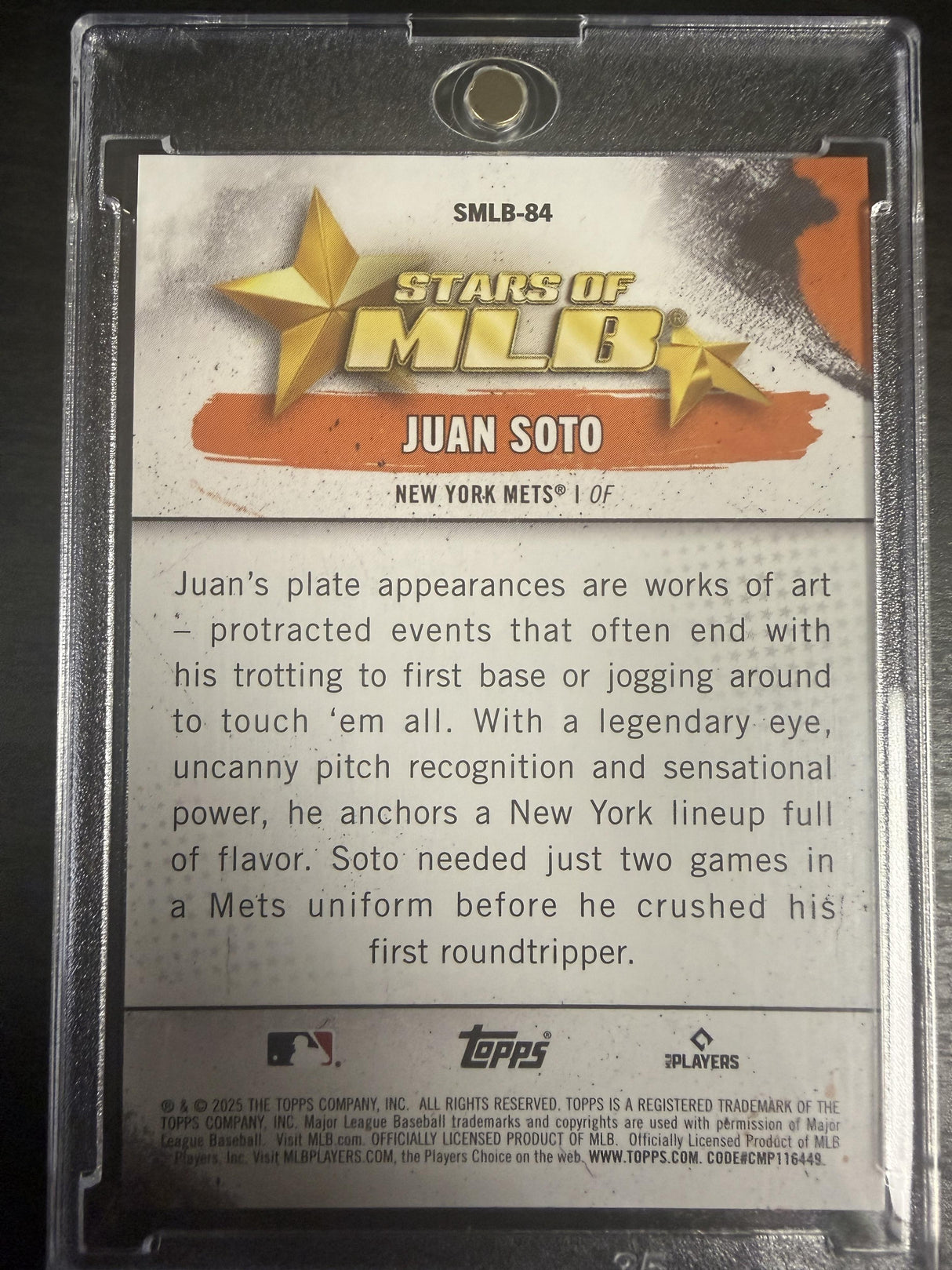 2025 Topps Update #SMLB-84 Juan Soto Stars of MLB Gold