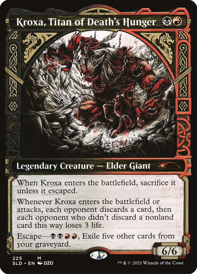 Kroxa, Titan of Death's Hunger (225) - Secret Lair Drop (SLD)