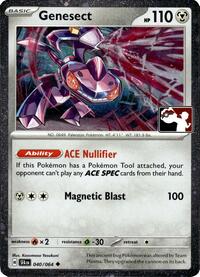 Genesect - 040/064 (Cosmos Holo) (40) - Prize Pack Series Cards