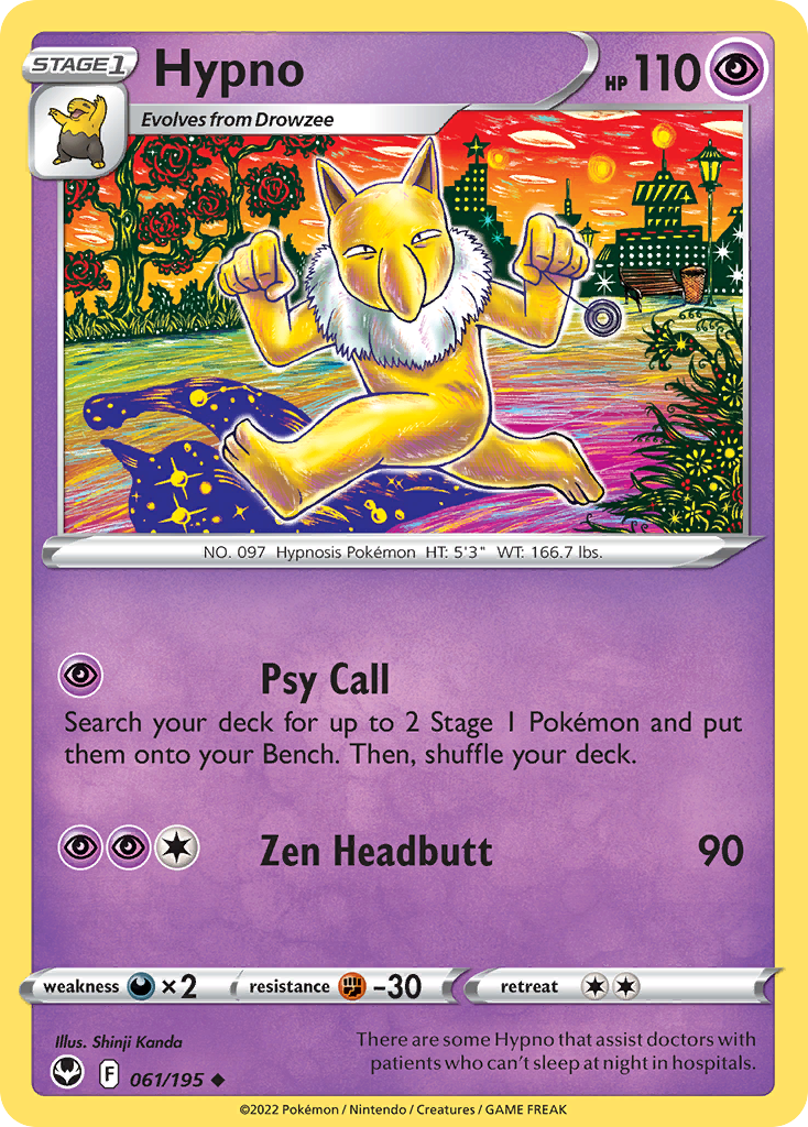 Hypno (61/195) - Silver Tempest (SIT)