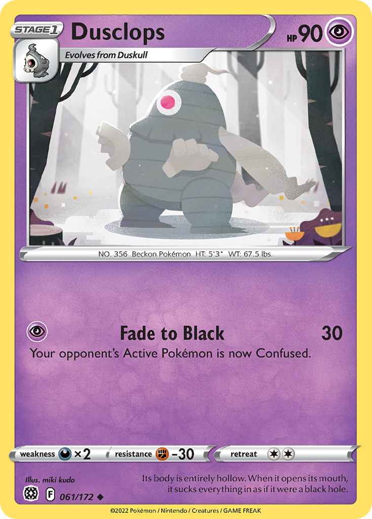 Dusclops (61/172) - Brilliant Stars (BRS)