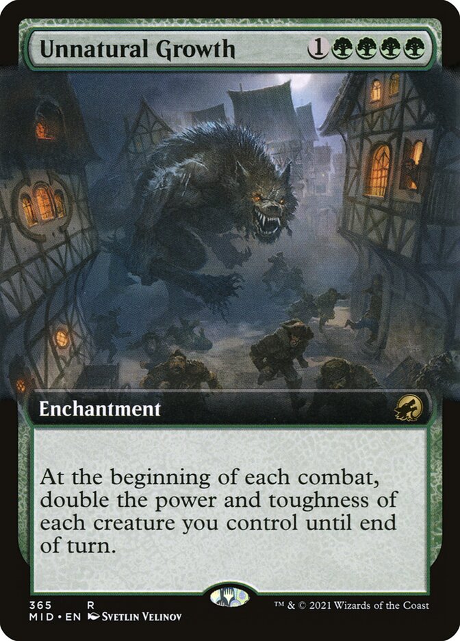 Unnatural Growth (365) - Innistrad: Midnight Hunt (MID)