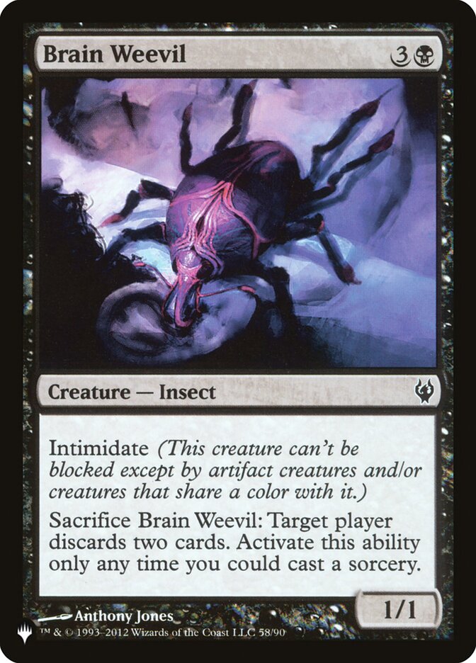 Brain Weevil (DDJ-58) - The List (PLST)
